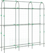 vidaXL Spalier grădină plante cățărătoare cadru U 181x31x182,5 cm oțel