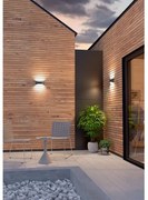 Redo 90126 - Aplică LED de perete pentru exterior AXEL, 7W, 230V, 3000K, IP65, antracit