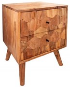 Noptiera din lemn de salcam Mystic 40cm