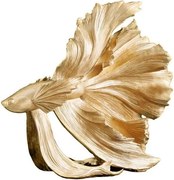Statueta decorativa extravaganta Fisch Crowntail 65cm, auriu