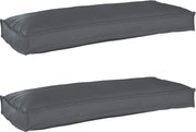 vidaXL Set de perne pentru palet 2 pcs Antracit 100 x 40 x 8 cm