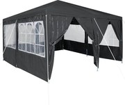 vidaXL Cort pentru Petreceri Antracit 400 x 400 x 266 cm Polietilenă