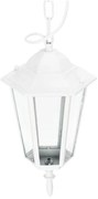 Lustră de exterior pe lanț 1xE27/60W/230V IP44 alb