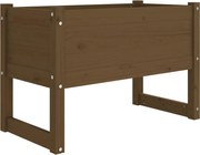 vidaXL Jardinieră, maro miere, 78x40x52 cm, lemn masiv de pin