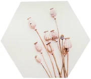 Decoratiune de perete POPPY WOOD Ø 58 cm
