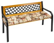 Bellatex Șezlong pentru bancă matlasat Cafea, 40 x 140 cm