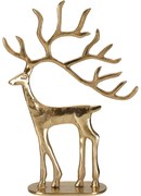 Figurină ren de Crăciun, metal, 31 cm