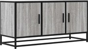 vidaXL Dulap TV gri sonoma, 100x35x50 cm lemn prelucrat și metal