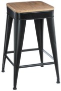 Scaun, 60x38x38cm, Negru, 60x38 cm, Atmosphera