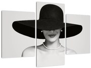 Tablou - Femeia cu pălărie (90x60 cm)