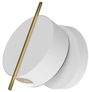 Aplica LED ambientala reglabila design modern minimalist Nuance alb/auriu