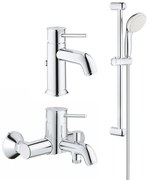 Set complet baterii baie 3 in1 Grohe Classic marimea S (23782000 ,23787000,27853001)