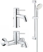 Set complet baterii baie 3 in1 Grohe Classic marimea S (23782000 ,23787000,27853003 )