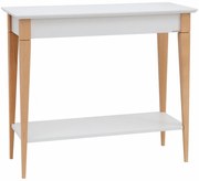 Masă tip consolă Ragaba Mimo, lățime 85 cm, alb