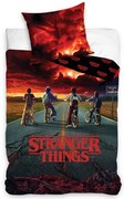 Lenjerie de pat din bumbac Stranger Things Storm Guards, 140 x 200 cm, 70 x 90 cm