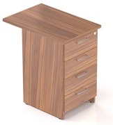 Container Visio 70 x 47 cm - 4 sertare, nuc