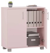 Comodă de birou pentru documente - Roz