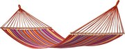 Hamac Muhler GMXGC001, 200 x 80 cm, Pana la 120 kg, Bare din lemn, Bumbac + poliester, Multicolor
