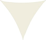 vidaXL Pânză parasolar, crem, 4x4x4 m, țesătură oxford, triunghiular