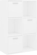 vidaXL Dulap de depozitare, alb, 60 x 29,5 x 90 cm, lemn prelucrat