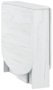 Masă de sufragerie extensibilă Elston 2 (craft alb) (pentru 4 până la 6 persoane). 1051392