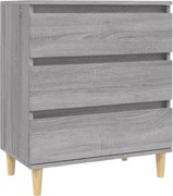 vidaXL Servantă, sonoma gri, 60x35x70 cm, lemn prelucrat