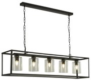 Lustra suspendata metal stil industrial decorativ Belle 5L