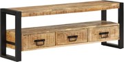 vidaXL Comodă TV, 120x30x45 cm, lemn masiv de mango