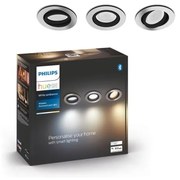 SET 3x plafonieră LED încastrată dimabilă Hue MILLISKIN 1xGU10/5,7W/230V 2000-6500K Philips