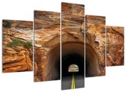 Tablou - tunel în stâncă (150x105 cm)