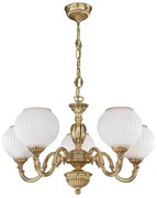 Candelabru din alama cu 5 brate design italian 9350