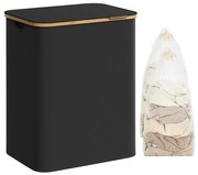 Coș pentru rufe TATE, negru