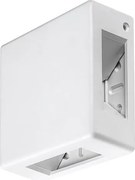 Aplica LED iluminat exterior ambiental IP54 Lippa alb