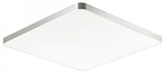 Plafoniera LED moderna SIERRA argintiu, 80x80cm