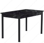 Masa bucatarie Bella negru marmorat, 120 cm