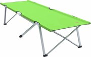 vidaXL Pat pliabil pentru camping Manual Verde 194 x 62,5 x 42,5 cm