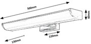 Aplică LED pentru oglindă de baie Rabalux LED/7,5W/230V IP44