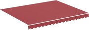 vidaXL Pânză de rezervă pentru copertină, roșu vișiniu, 3x2,5 m