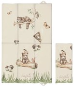 Saltea pliabila, impermeabila pentru igiena in calatorie, 40x60 cm - Happy bear