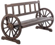 Bancă de grădină, maro, SABA TIP 2, M