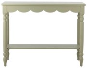 Masă consolă verde-deschis din lemn de pin 36x106 cm Salla – Bloomingville