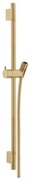 Bara cu furtun de dus Hansgrohe Unica S Puro 65 cm bronz periat