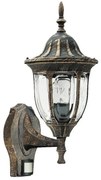 Aplica de perete exterior cu senzor, IP43, up light, auriu antic Milano 8370 RX