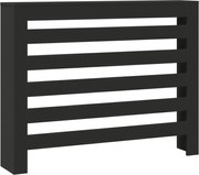 vidaXL Mască pentru calorifer, negru, 104x20x82 cm, lemn prelucrat