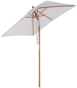 Outsunny Umbrelă de Grădină cu Mecanism de Înclinare, Design Clasic, 2x1.5m, Bej | Aosom Romania