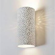 Aplica de perete cu iluminat ambiental gips alb SANDRO