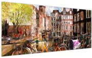 Tablou - Amsterdam, pictură (120x50 cm)