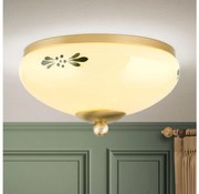 Plafonieră Orion DL 7-672 LANDHAUS 1xE27/60W/230V d. 21 cm alamă/bej