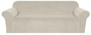 Husa elastica pentru canapea de 3 locuri VELTO Culoare: Crem