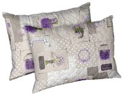 Set 2 perne Lavanda, microfibra matlasata Alcam, 50X70 cm